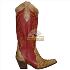 Bota texas escama queimada cano vermelho sv8914